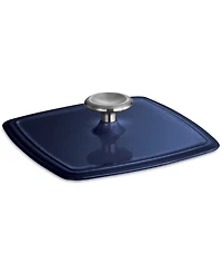 Tramontina Bestow 11-Inch Cast Iron Enameled Grill Pan with Press