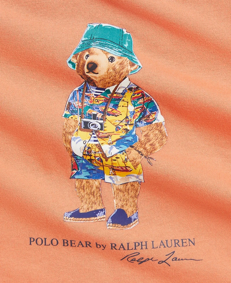 Polo Ralph Lauren Baby Boys Bear Tee & French Terry Short Set