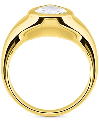 Giani Bernini Cubic Zirconia Pear-Shape Statement Ring (2-1/2 ct. t.w.) 18k Gold-Plated Sterling Silver, Exclusively at Macy's