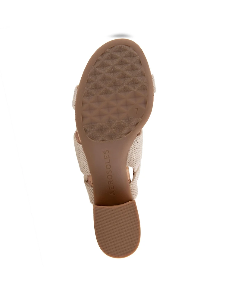 Aerosoles Women's Chara Round Toe Slingback Sandals