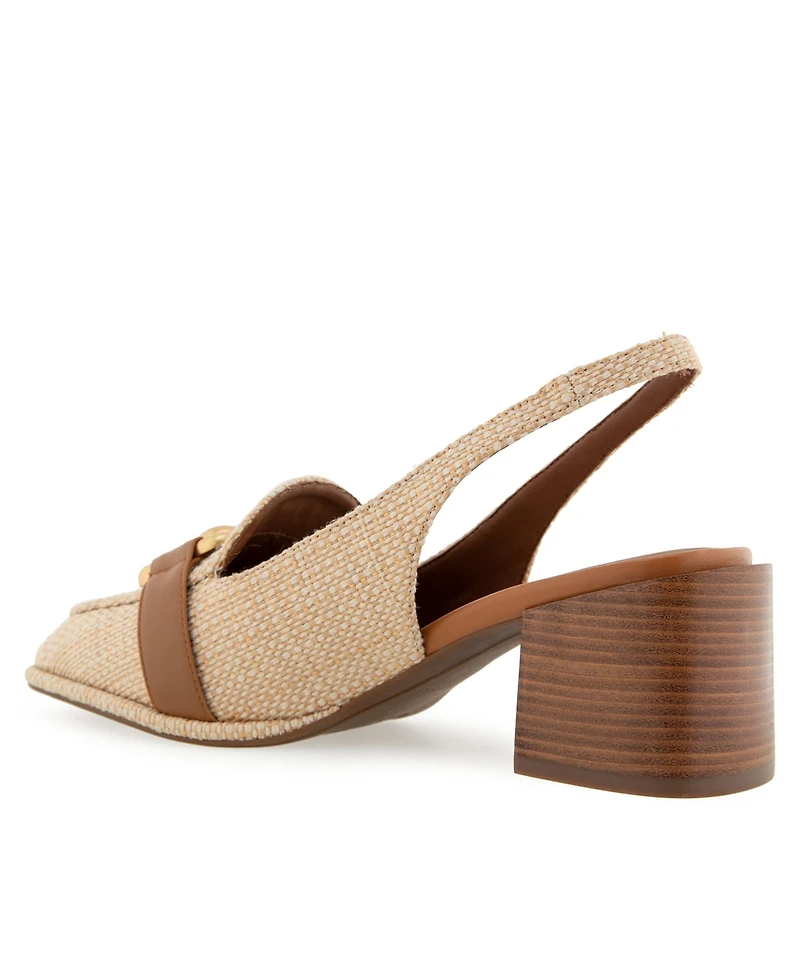 Aerosoles Women's Allure Almond Toe Slingback Heels