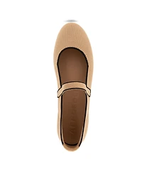 Aerosoles Women's Perry Knit Round Toe Mary Jane Flats