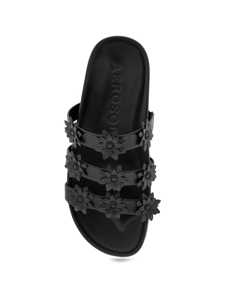 Aerosoles Women's Leflor Round Toe Flatform Sandals