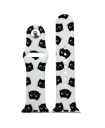 Olivia Pratt Cat Printed Silicone Apple Watch Bands