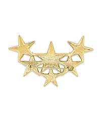 Bling Jewelry Large Statement Celestial Patriotic Usa Rock Star Crystal Stars Brooch Pin