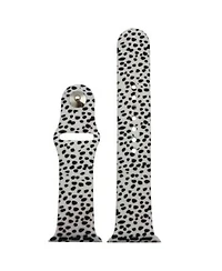 Olivia Pratt Cheetah Polka Dot Printed Silicone Apple Watch Bands