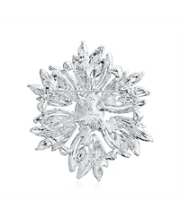 Bling Jewelry Crystal Flower Art Deco Brooch Pin Scarves