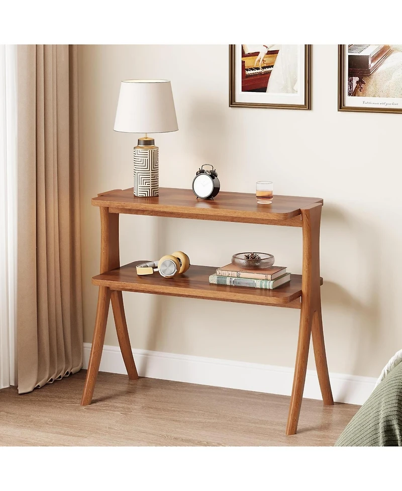 Tribesigns Narrow Side Table Set for Living Room