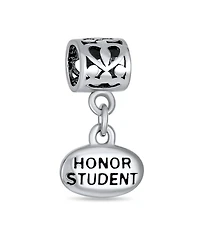 Bling Jewelry Graduate Dangle Charm Bead Sterling Silver European Bracelet