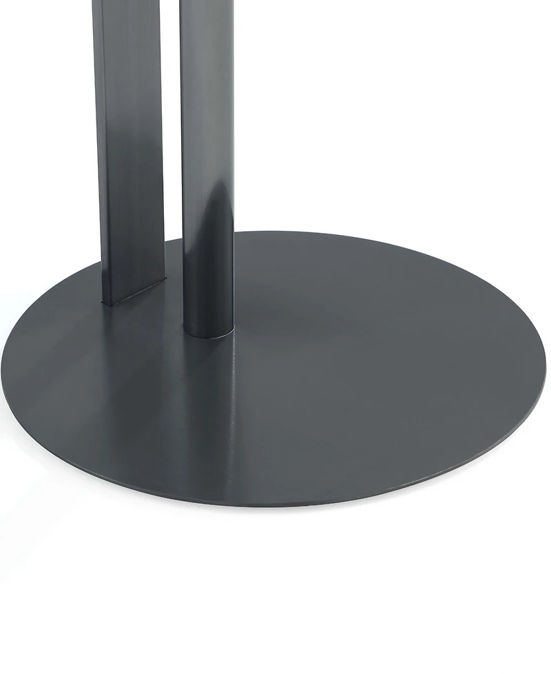Manhattan Comfort Alondra 19.68" Modern Round Sintered Stone Top End Table