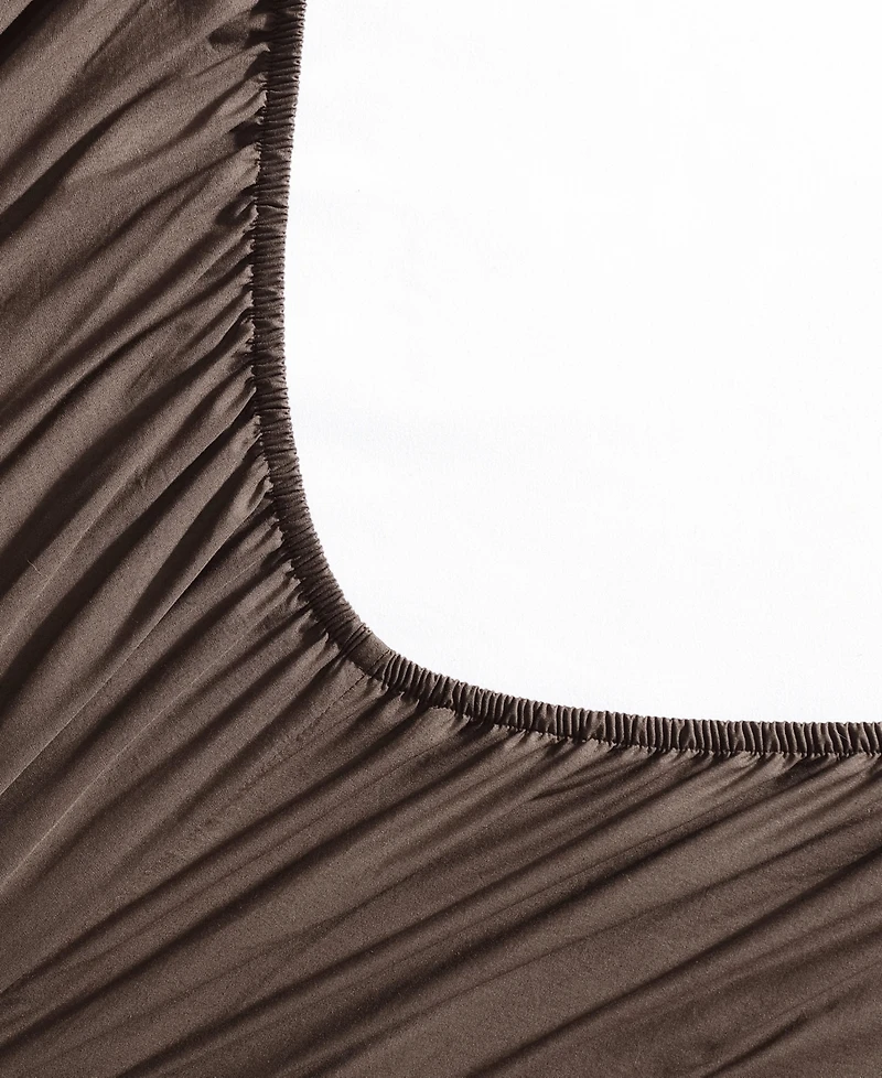 Closeout! Calvin Klein Washed 200-Thread Count Cotton 3-Pc. Sheet Set, Twin