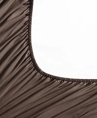 Closeout! Calvin Klein Washed 200-Thread Count Cotton 3-Pc. Sheet Set, Twin