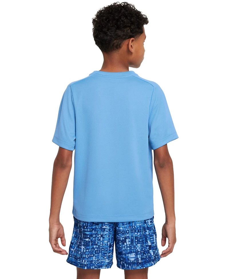 Nike Big Boys Dri-fit Short-Sleeve Logo Graphic Top