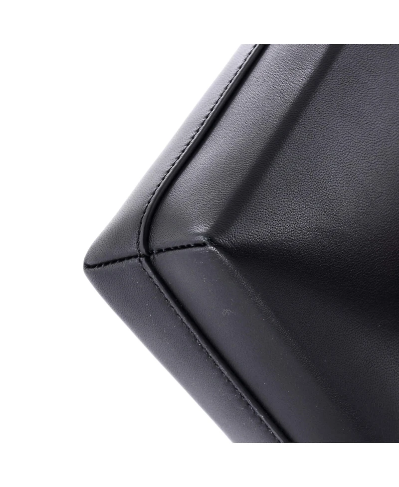 Pre-Owned Off White Block Pouch Shoulder Bag Printed Leather