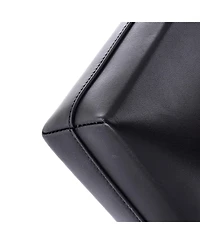 Pre-Owned Off White Block Pouch Shoulder Bag Printed Leather