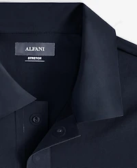 Alfani Men's Laser Cut Short Sleeve Performance Polo Shirt, Exclusively at Macy's