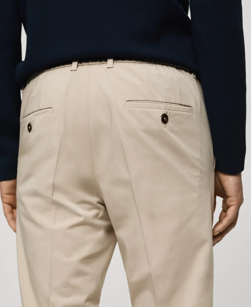 Mango Men's Slim-Fit Stretch Pants