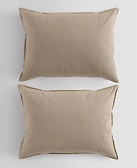 Calvin Klein Washed Percale Solid 2-Pc. Comforter Set, Twin/Twin Xl