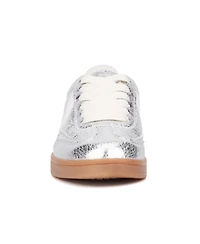 Olivia Miller Little Girls Shimmer Low Top Sneakers