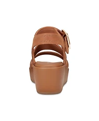 Rockport Women's Anala Strappy Open Toe Casual Wedge Sandals