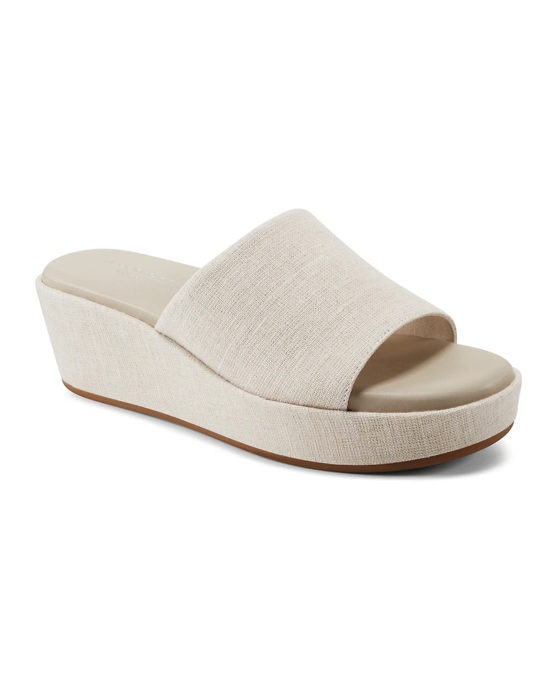 Rockport Women's Aubriella Slide Slip-On Wedge Sandals