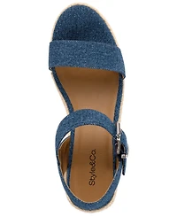 Style & Co Women's Hawkinns Wedge Sandals, Exclusively at Macy's