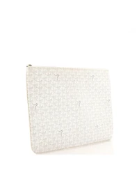 Pre-Owned Goyard Gm Senat Zip Pouch Coated Canvas