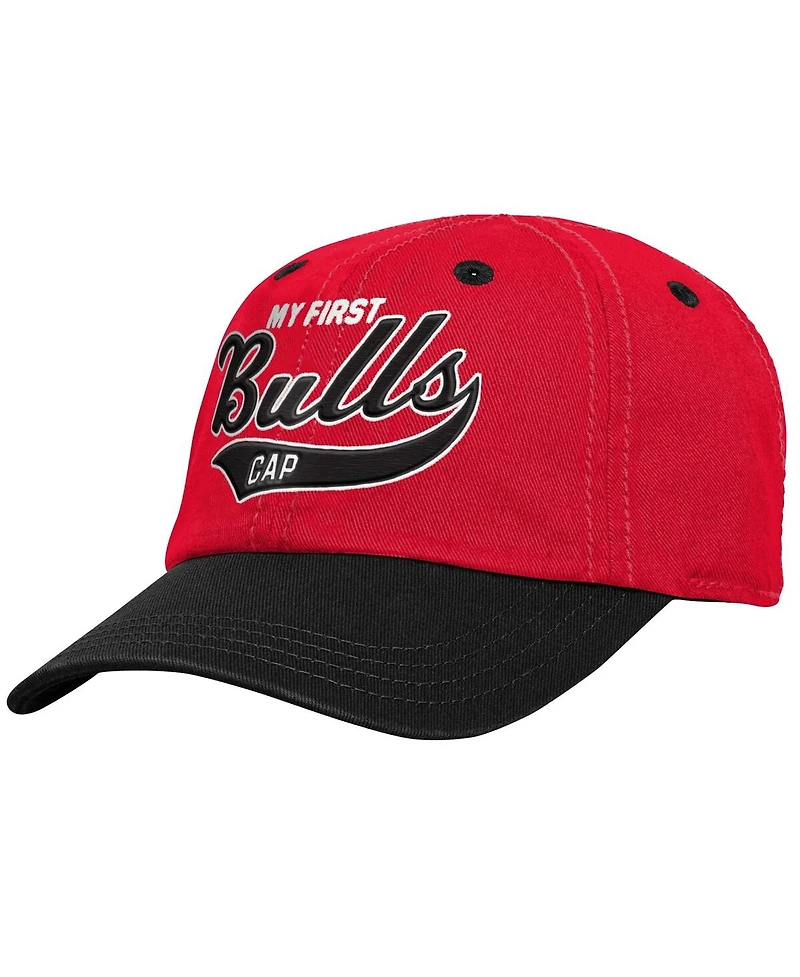 Outerstuff Baby Boys and Girls Red Chicago Bulls My First Tail Sweep Slouch Flex Hat