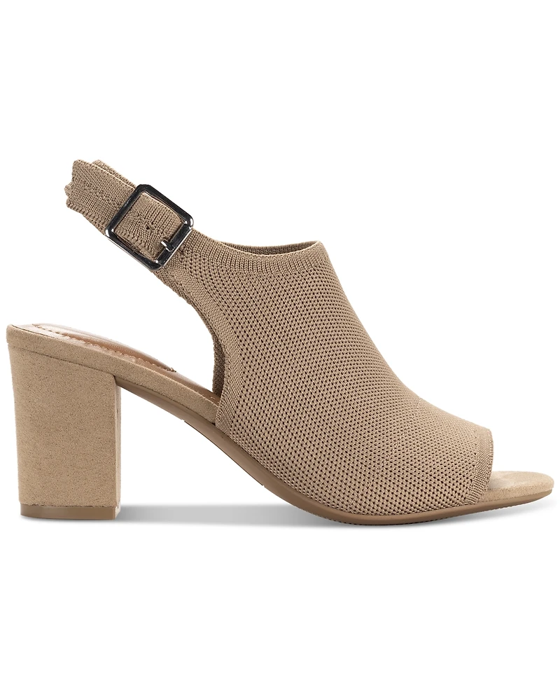 Style & Co Women's Peyyton Slingback Knit Dress Shooties, Exclusively at Macy's