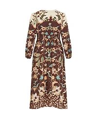 Plus Florence Placement Maxi Dress