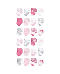 Luvable Friends Baby Boys Cotton Rich Terry Socks 24-Pack Bundle