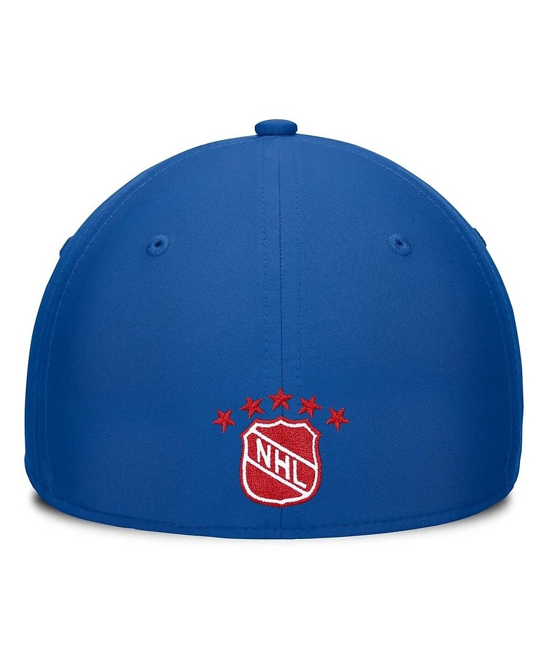 Fanatics Men's Blue/Red New York Rangers Heritage Captain Flex Hat
