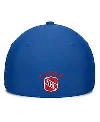 Fanatics Men's Blue/Red New York Rangers Heritage Captain Flex Hat