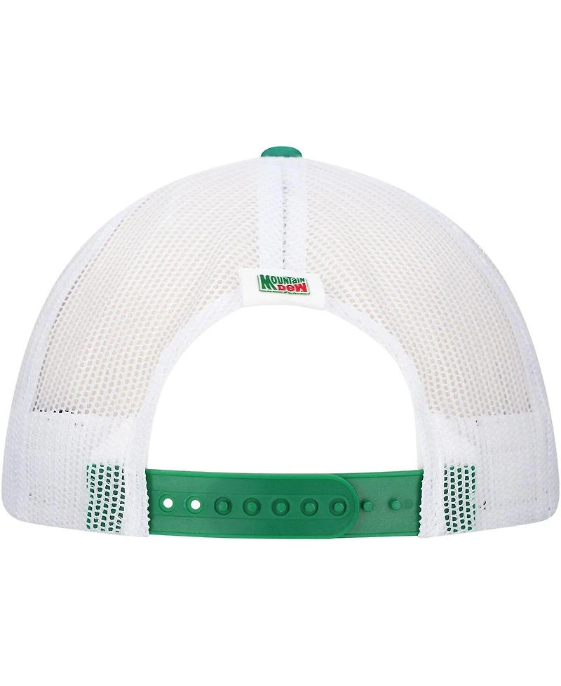 Lids Men's White Mountain Dew Show Your Stripes Foam Trucker Adjustable Hat