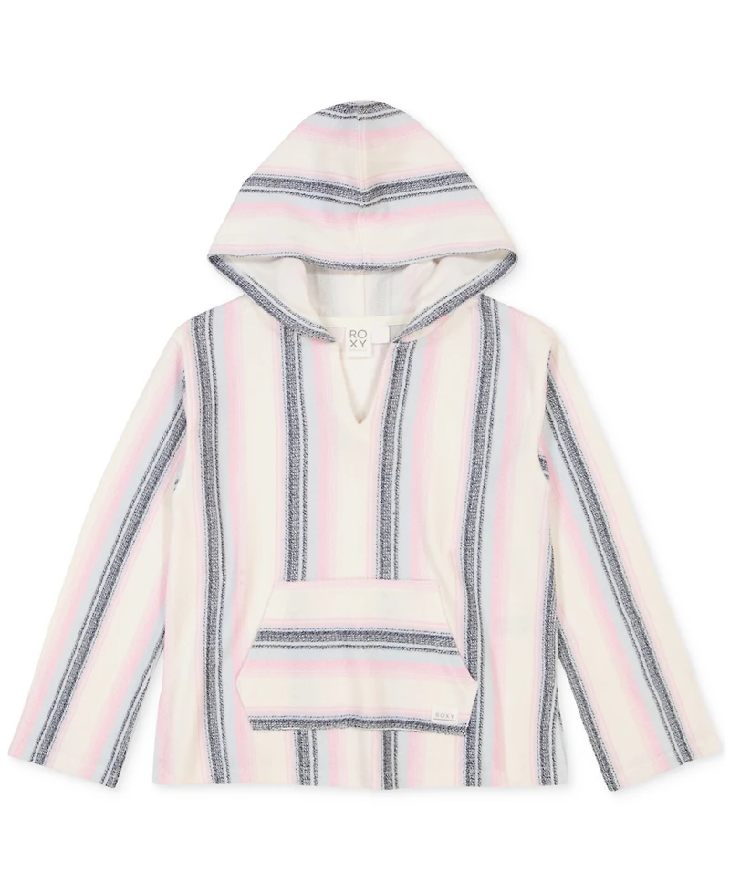 Roxy Big Girls Daydreamin Striped Terry Baja Hoodie