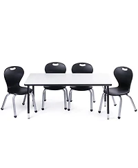 Bintiva Chair and Table Set for Schools - Table 24 x 48 inch (60 x 120cm