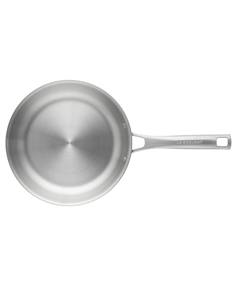 Le Creuset Essential Stainless Steel Shallow Round Frying Pan, 9.5"