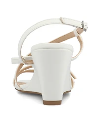 Journee Collection Women's Clinne Strappy Wedge Sandals