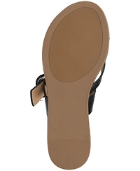 Journee Collection Women's Layra Strappy Buckle Flat Sandals