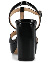 Journee Collection Women's Nalie T-Strap Platform Dress Sandals