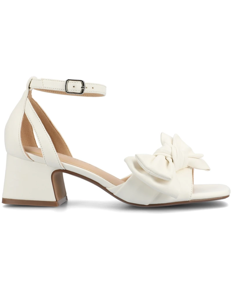 Journee Collection Women's Zevi Block Heel Dress Sandals