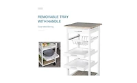 Kitchen Sideboard, Storage Cabinet, and Coffee Bar Cabinet with Shelves and Ample Storage