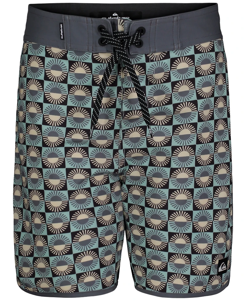 Quiksilver Big Boys Surfsilk Scallop Swim Trunks
