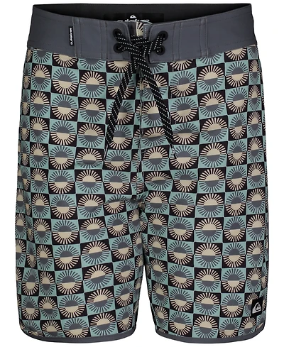 Quiksilver Big Boys Surfsilk Scallop Swim Trunks