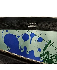 Pre-Owned HERMES Large Zip Around Document Holder Epsom