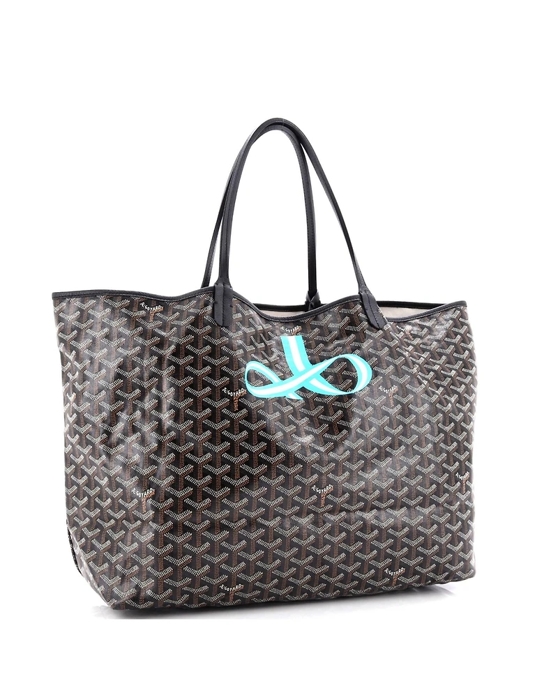 Pre-Owned Goyard Gm Saint Louis Tote Printed Coated Canvas