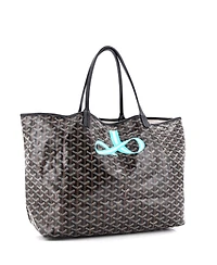 Pre-Owned Goyard Gm Saint Louis Tote Printed Coated Canvas