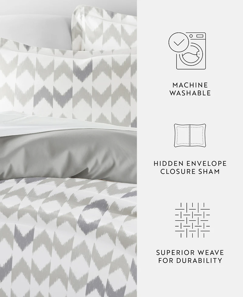 ienjoy Home Ultra Soft Reversible 2-Pc. Duvet Cover Set, Twin/Twin Xl