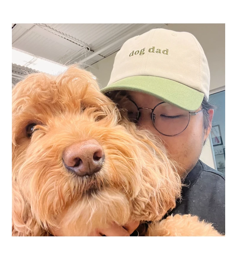 2-Tone Dog Dad Hat