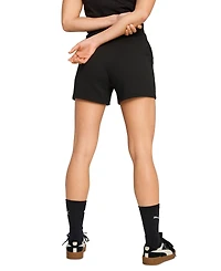 Puma Women's Essential Small No.1 Logo High-Waisted Shorts